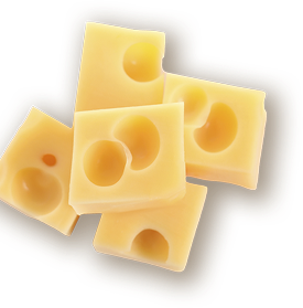dados de queso