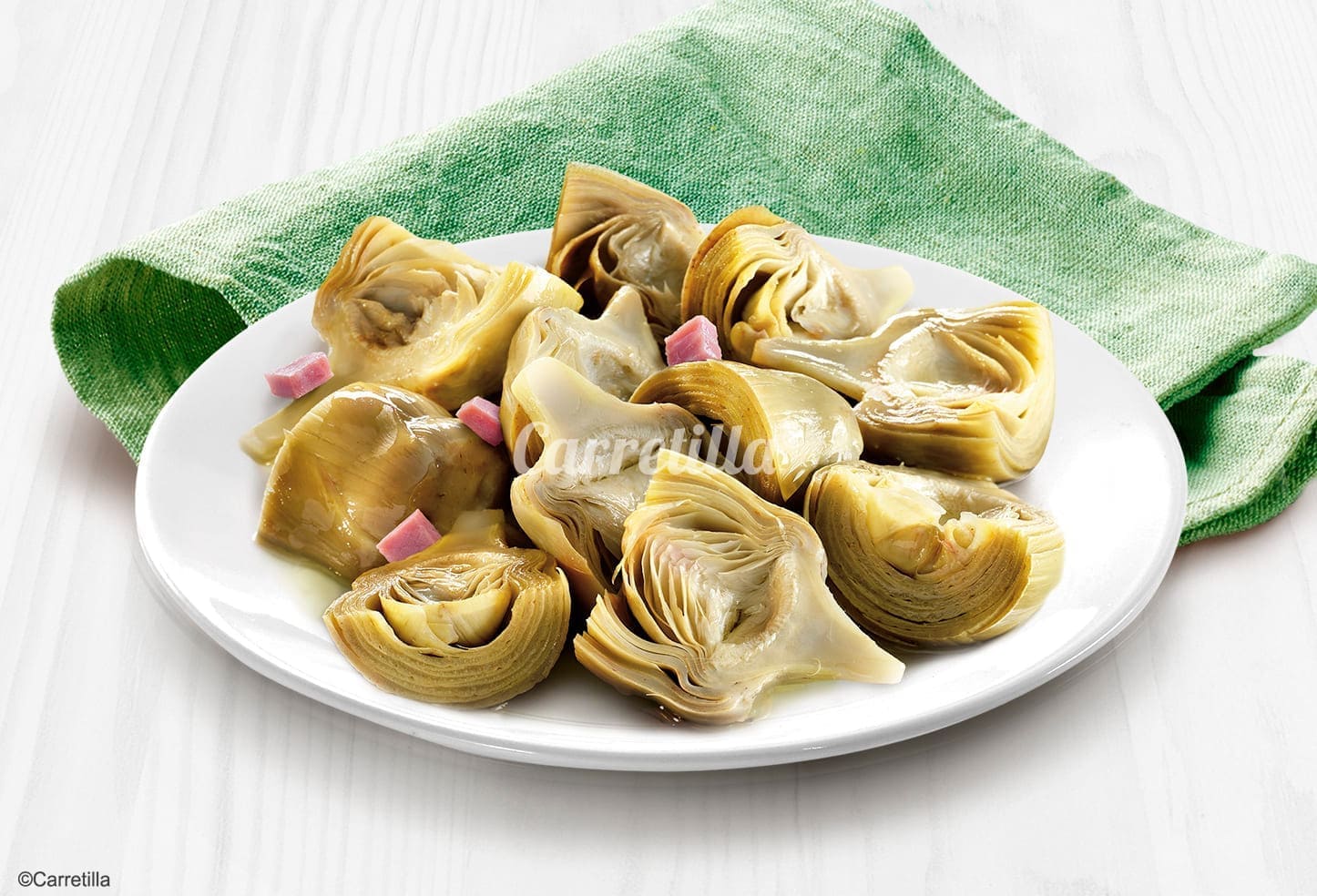 Artichokes with Ham