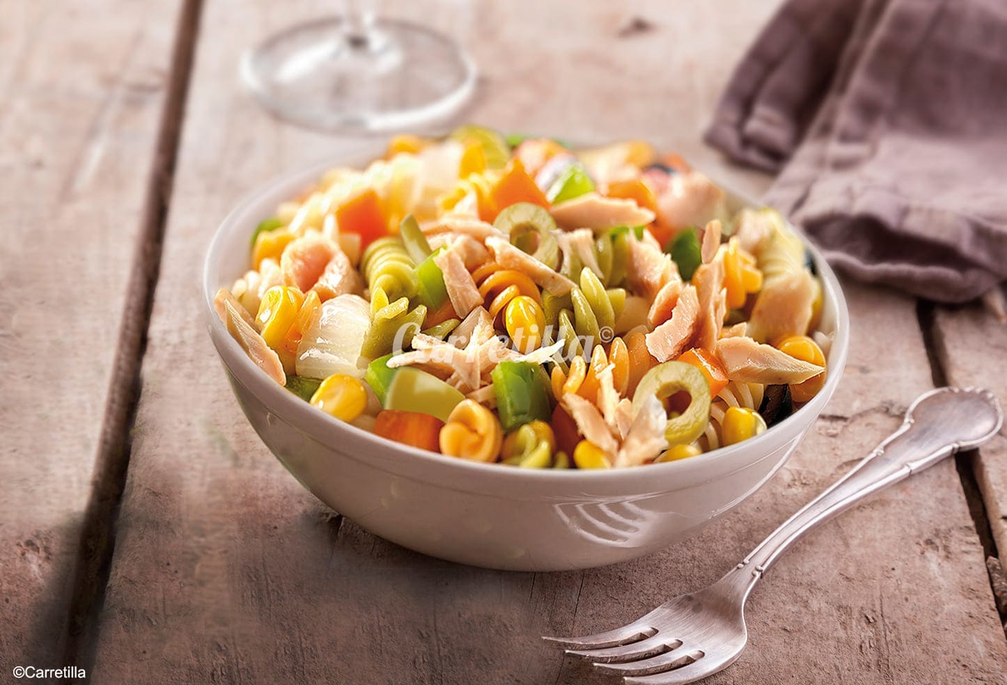 Ensalada de Pasta con Atún