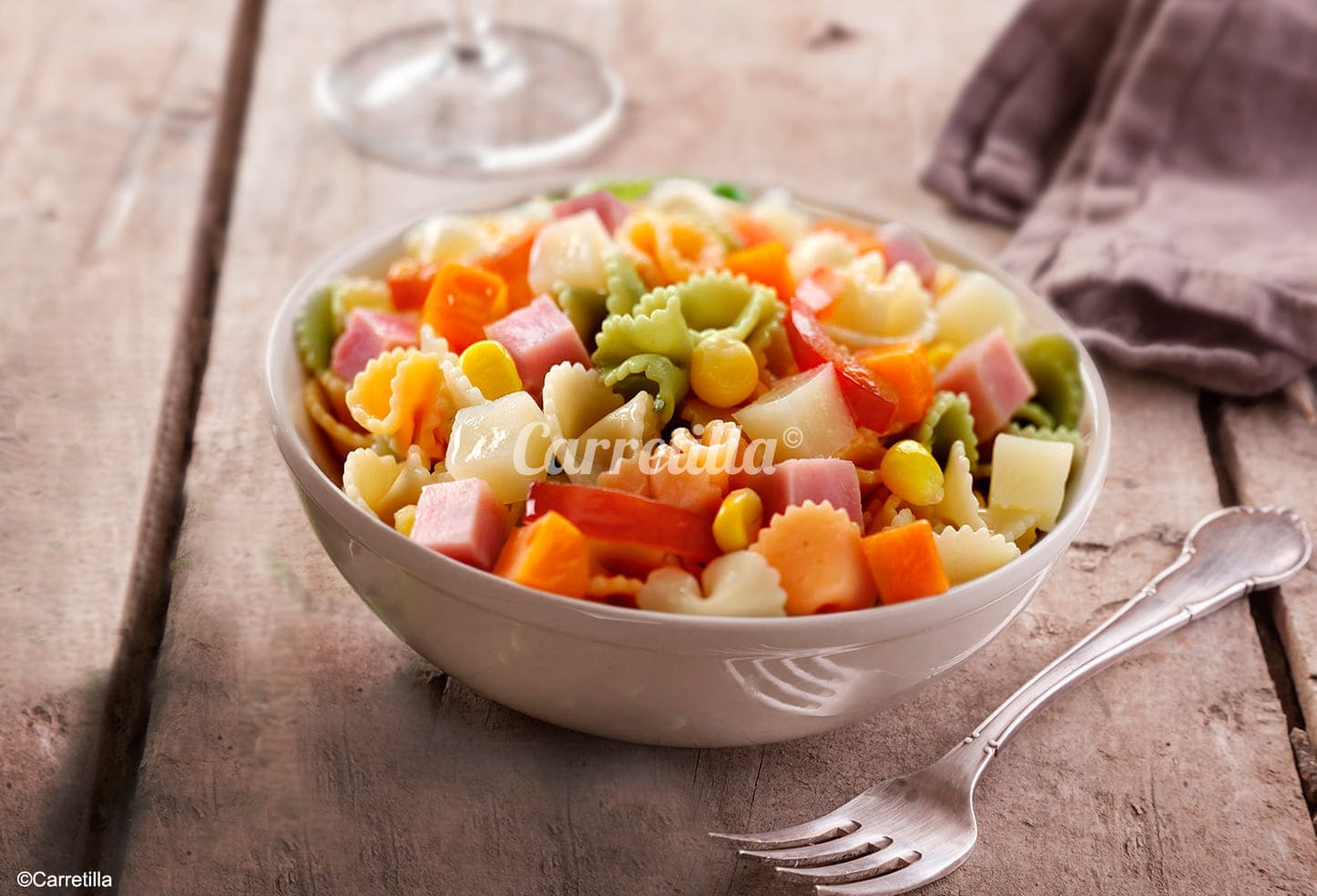 Ensalada de Pasta con Jamón