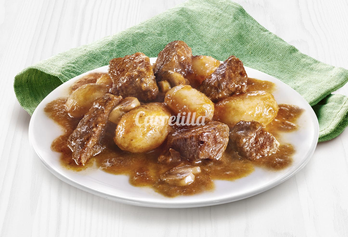 Ragout de Ternera al Oporto con Patatas Parisinas