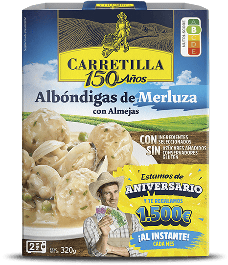 Albóndigas de Merluza con Almejas