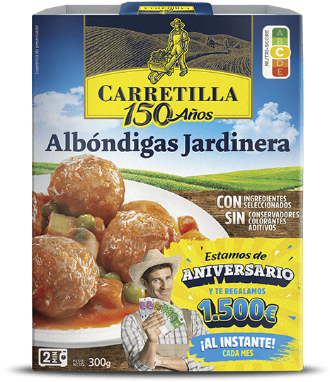 Albóndigas a la Jardinera