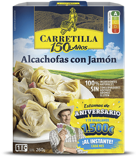 Alcachofas con Jamón