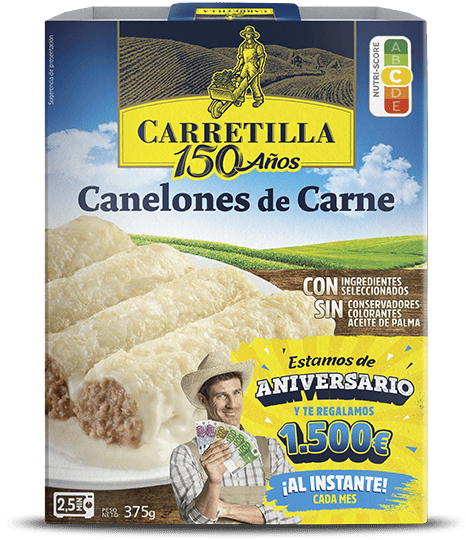 Canelones de Carne