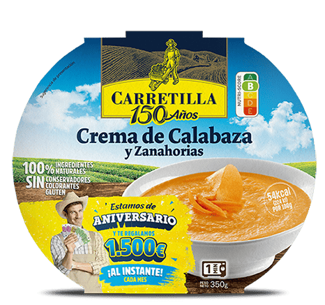 Crema de Calabaza y Zanahoria