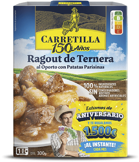 Ragout de Ternera al Oporto con Patatas Parisinas