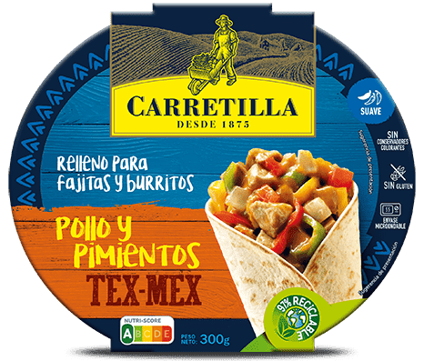 Relleno para Fajitas y Burritos listo para comer | Carretilla