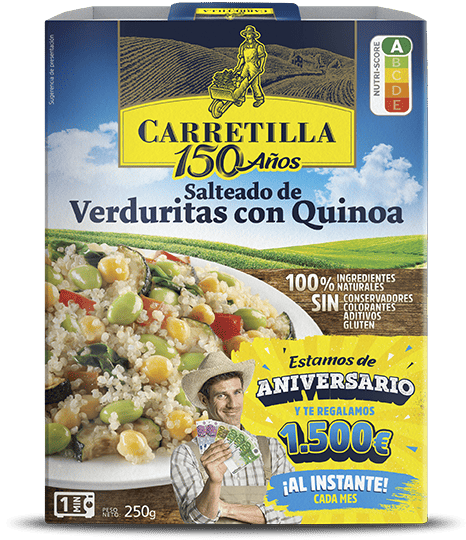 Salteado de Verduritas con Quinoa